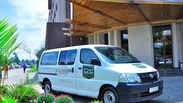 Welcome to the South Star International Hotel, where guests can enjoy a tranquil atmosphere amidst lush greenery.