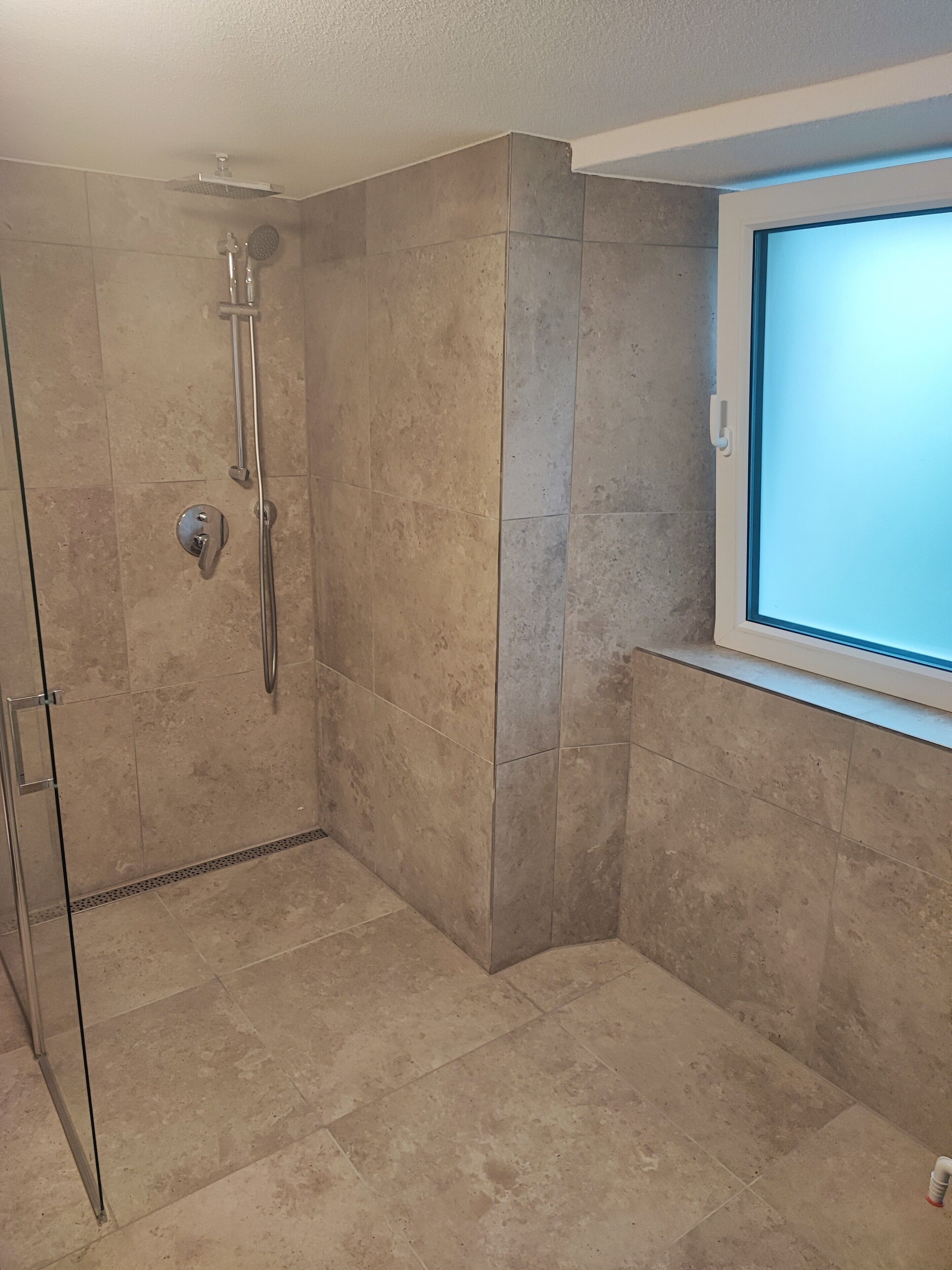Shower, hair dryer
