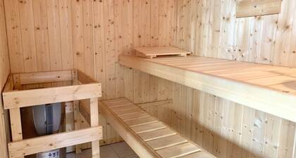 Ferienhaus mit Sauna im Ferienpark Mirow