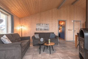 Smart TV, fireplace - Ferienhaus im skandinavischen Stil (Rechlin)