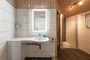 Douche, séchoir à cheveux