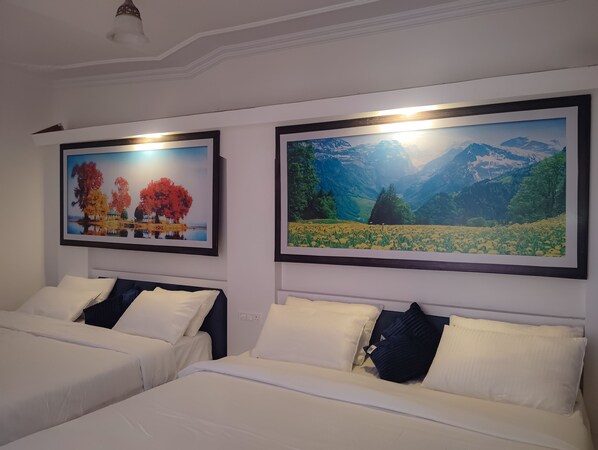 Kamar Double atau Twin Keluarga, balkon | Meja kerja dan Wi-Fi gratis