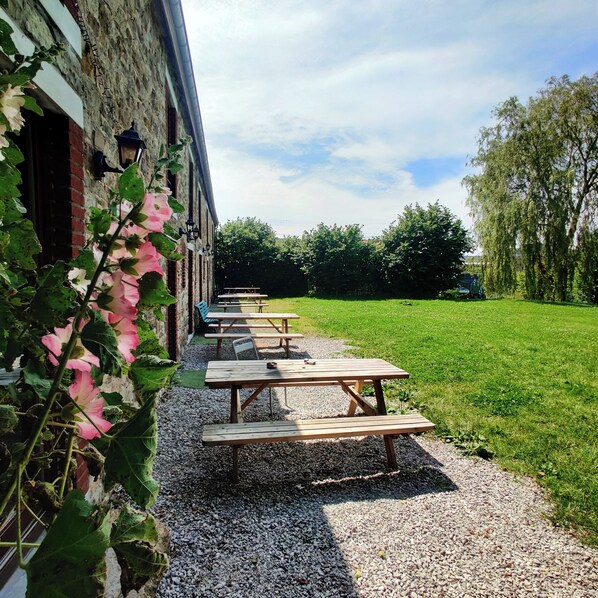 Basic Studio, Patio, Garden View | View from room - La ferme de werpin (Hotton)