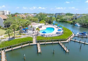 Pool - Lagoon-View Resort Unit in Siesta Key (Sarasota)