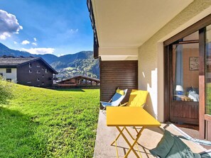 Terrace/patio - Apartment in La Clusaz - 6 pers, parking, pets allowed (La Clusaz)