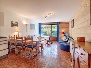 Living area - Apartment in La Clusaz - 6 pers, parking, pets allowed (La Clusaz)