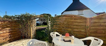 Quiet house in Carnac, 3 rooms, garden, parking, near beaches