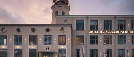 Overnatningsstedets facade