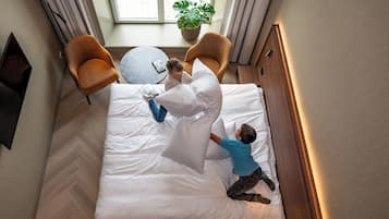 4 Persoons kamer (2 kingsize bedden) | Geluiddichte muren, gratis wifi