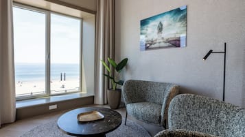 Royal tweepersoonskamer, uitzicht op zee | Geluiddichte muren, gratis wifi