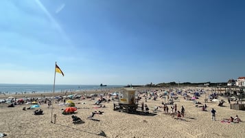 En la playa