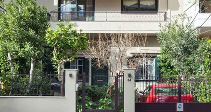 Peaceful Home with Quiet Private Yard in Kallithea