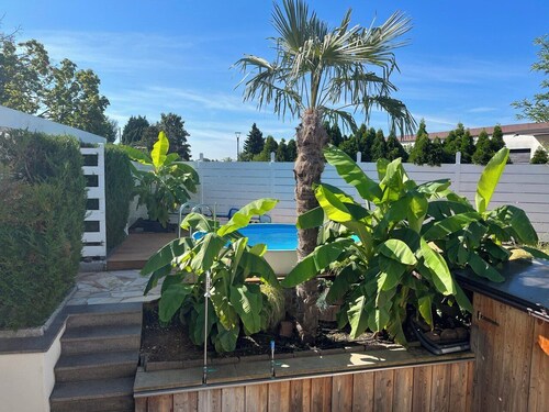 City Chillout Heidelberg, private Apartment with Terrace, Pool, Sauna, Wellness