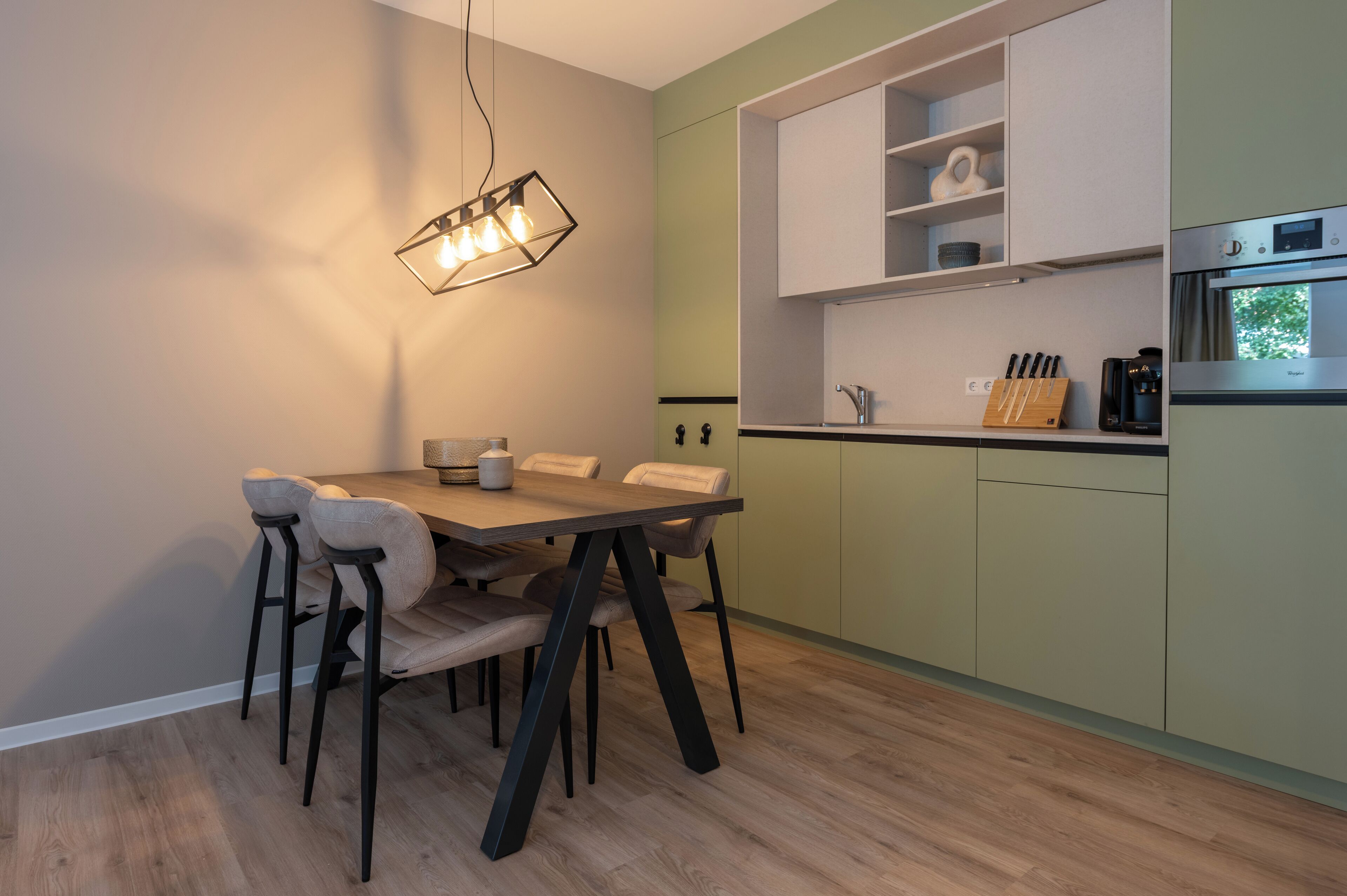 Penthouse, Haiwan Kesayangan Dibenarkan | Dapur peribadi | Peti sejuk, ketuhar gelombang mikro, ketuhar, dapur 