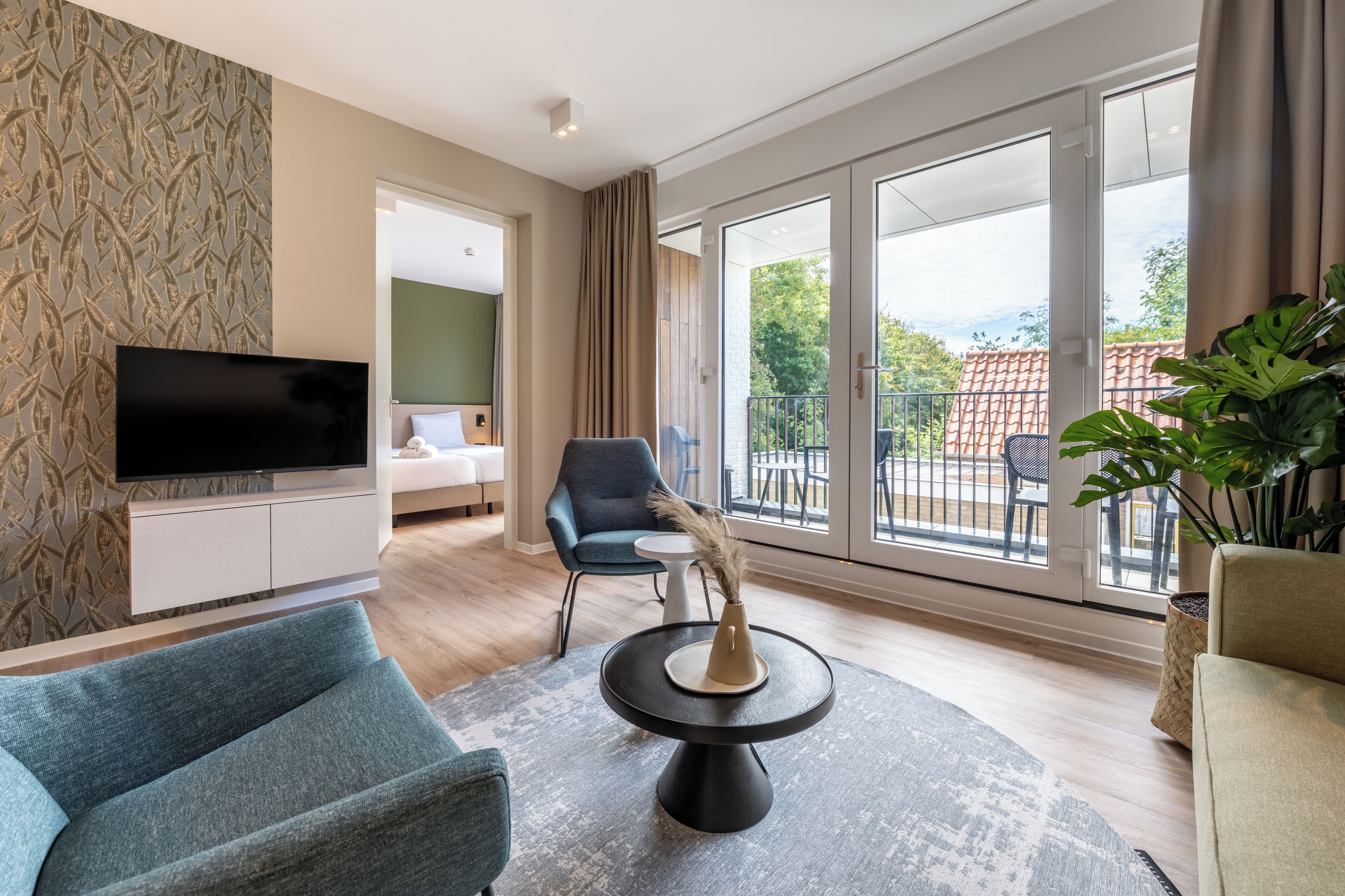 Apartment, Balcony | Ruang tamu