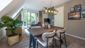 Apartemen, balkon | Area keluarga