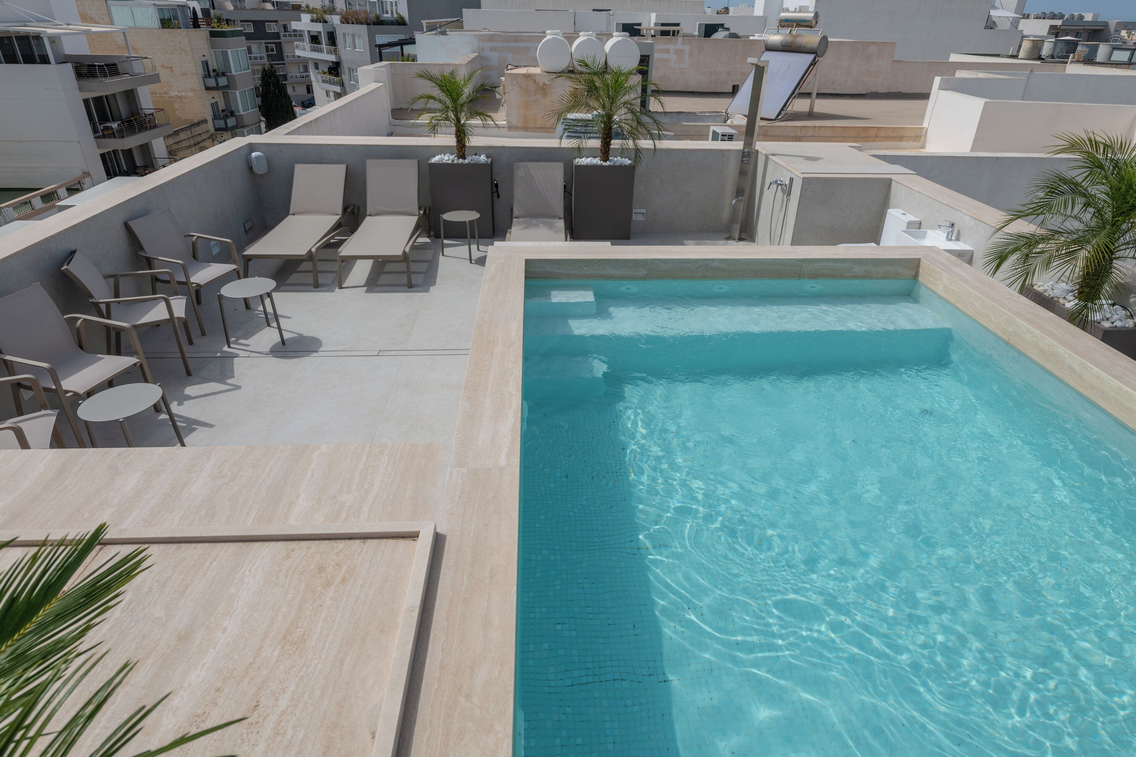 Rooftop pool