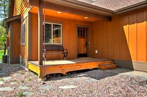 Terrace/patio - House on Golf Course with Hot Tub! (Columbia Falls)