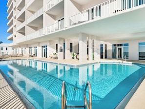 Pool - Gulf Front Condo with Pool, Hot Tub, Gym, Grills + Prime Location (Perdido Key)