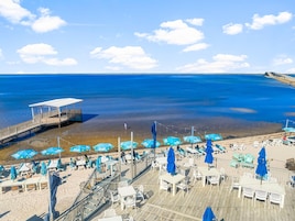 Beach nearby, white sand