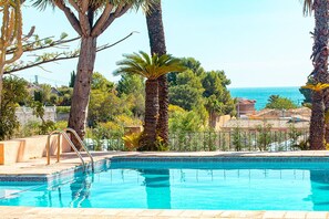 Outdoor pool - FINCA FUSTERA, SPACIOUS AND FASCINATING VILLA ON THE COAST OF BENISSA. (Benisa)