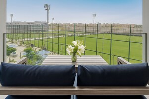 Deluxe Twin Room City View | Balcony view