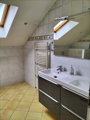 Sèche-cheveux, papier toilette