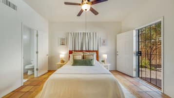 2 chambres, bureau, fer et planche à repasser, lit parapluie