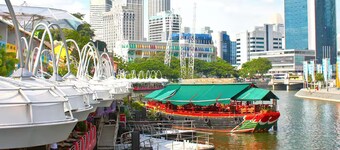 Superior 2-BR in Clarke Quay, 3 mins stroll to MRT