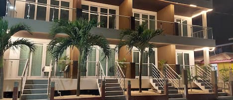 Voorkant van accommodatie