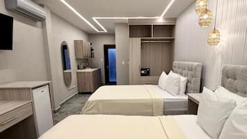 Egyptian cotton sheets, premium bedding, down duvets, pillow-top beds