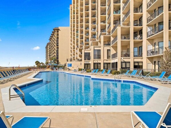Indoor pool, a heated pool