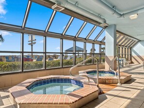 Indoor pool, outdoor pool - Updated Beachfront Condo at Phoenix V. Stunning Gulf Views & Splash Pad Fun! (Orange Beach)