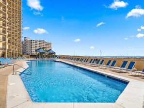 Indoor pool, outdoor pool
