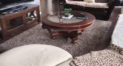 Entire house with SPA from May to Oct and woodland.