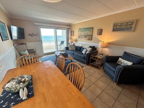 TV - Ocean Front Condo in Mid-Town, Incredible Views from Beach Front Balcony (Ocean City)