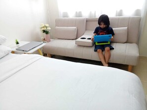 패밀리 콘도, 시내 전망 | 1 개의 침실, 미니바, 방음 설비, 무료 WiFi