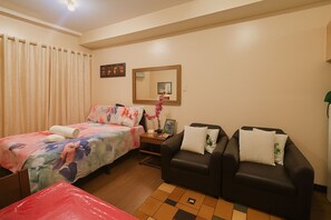 1 makuuhuone, työpöytä, silitysrauta/-lauta, ilmainen Wi-Fi