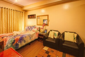 1 chambre, bureau, fer et planche Ă repasser, accĂšs au Wi-Fi (inclus)