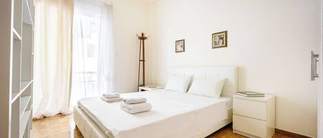 1 soverom, strykejern/-brett, wi-fi og sengetøy