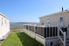 Property grounds - Sea Front 2 Bedroom Lodge (Honeysuckle 95) at Trecco Bay Holiday Park, Porthcawl (Porthcawl)