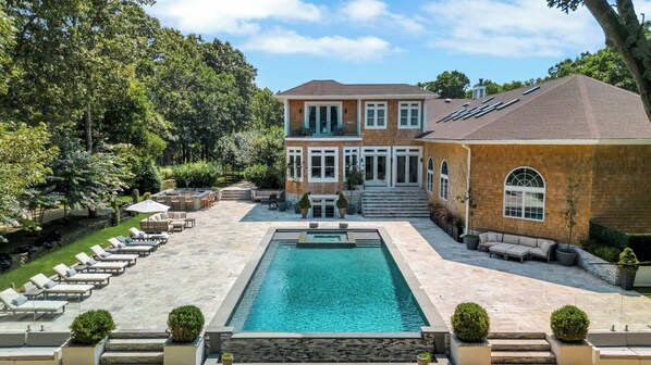 Indoor pool, a heated pool