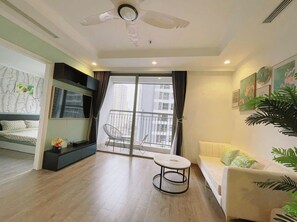 Apartment, 2 Schlafzimmer | Wohnbereich