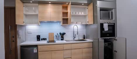 Appartamento Luxury, vista città | Cucina privata