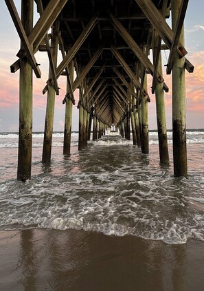 On the beach