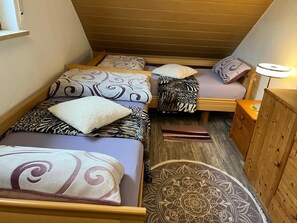 1 slaapkamer, een strijkplank/strijkijzer, wifi, beddengoed