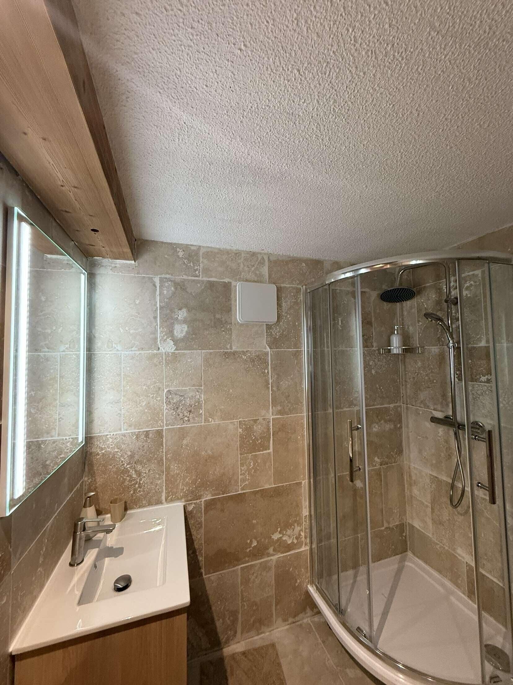 Towels, soap, toilet paper