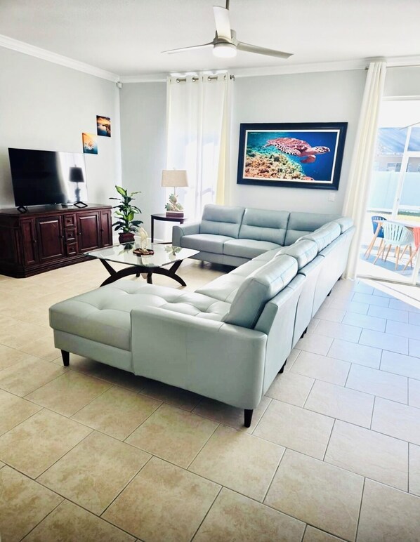 Smart TV - Casa D' Luna II is a beautiful home in Palm Coast, FL, that's family friendly. (Palm Coast)