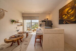 Fridge, microwave, stovetop, coffee/tea maker - Jungle Chic King Studio w/ Pool (Tulum)