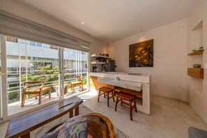 Fridge, microwave, stovetop, coffee/tea maker - Jungle Chic King Studio w/ Pool (Tulum)